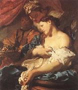 LISS, Johann The Death of Cleopatra sg Sweden oil painting artist